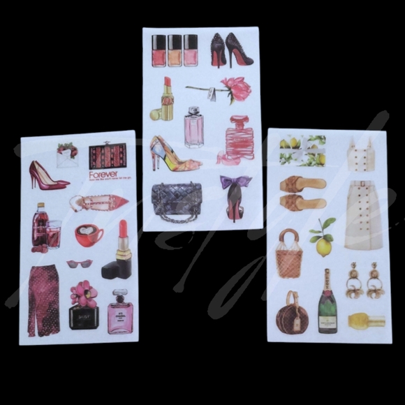 ⭐️3/$20⭐️ Fashion Accessories Washi Sticker Sheets - Picture 3 of 3